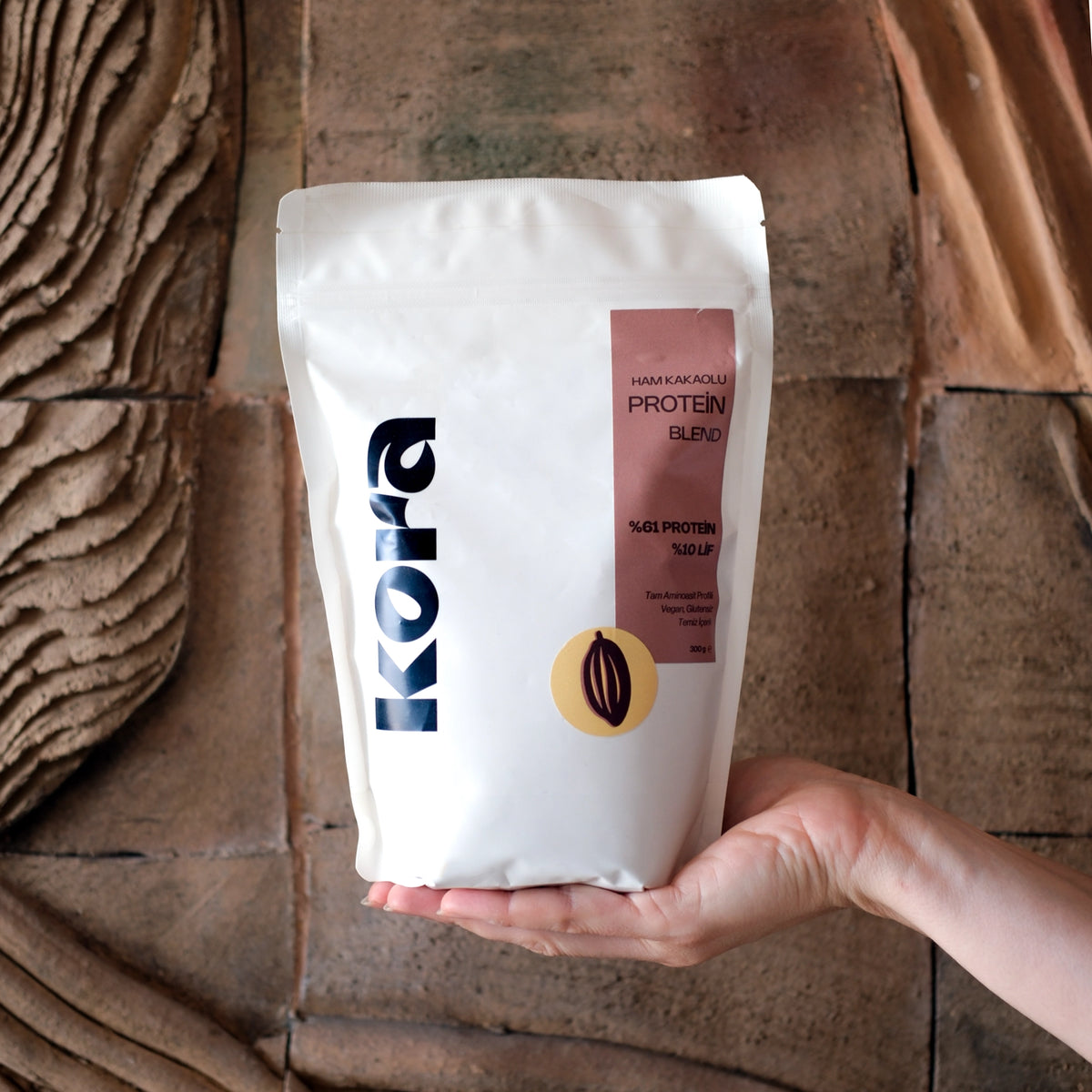 KORA Ham Kakaolu Protein Blend paket görseli