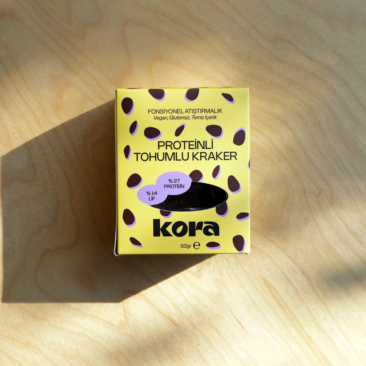 KORA Proteinli Tohumlu Kraker ürün detay görseli